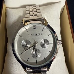 London Fog Westminster Silver Watch